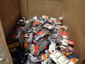 Lot of Assorted Door Knobs and Handles Various Models Sizes and Conditions See Pictures