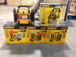 Lot of assorted Dewalt Power stations and Chargers customer returns various conditions see pictures