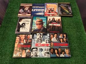 lot 36 image: DVDs - Greys Anatomy 1-3 Complete Seasons
