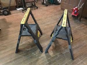 lot 66 image: Pair of Saw Horses