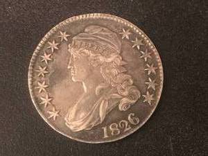 lot 169 image: 1826 Capped Bust Half Dollar