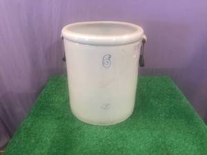 lot 107 image: 6 Gallon Red Wing Crock with Handles