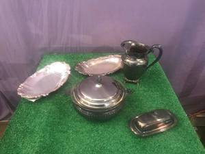 lot 110 image: Silver Plated Items