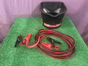 lot 129 image: Booster Cables & Bucket