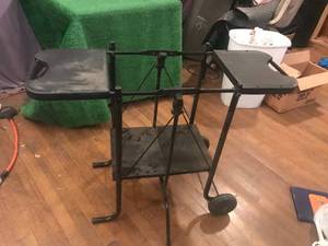 lot 132 image: Rolling Shop Stand