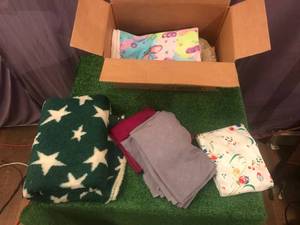 lot 142 image: Box of Fabric