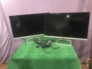 lot 188 image: 2 HP 28 Computer Monitors