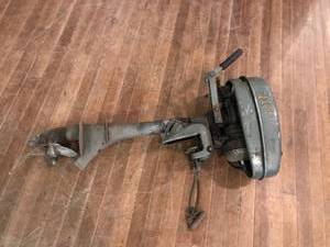 lot 205 image: Vintage Elgin Outboard Motor