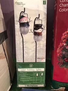 lot 228 image: Solar Holiday Lights & Holiday Items