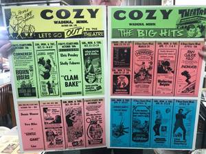 lot 251 image: Vintage Movie Advertising - Wadena MN