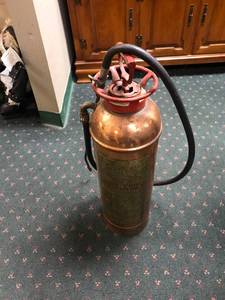lot 260 image: Antique Fire Extinguisher