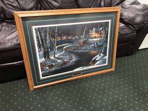 lot 261 image: Over the River By Jim Hansel Print