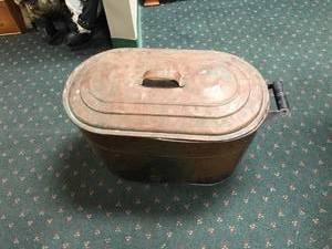 lot 263 image: Vintage Copper Boiler with Lid