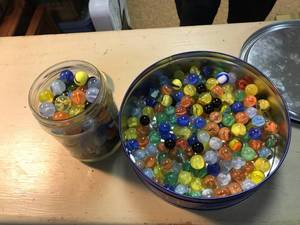 lot 270 image: Glass Marbles