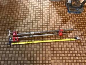 lot 321 image: Pair of Long Clamps