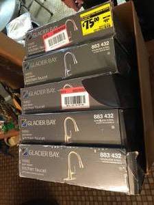 lot 325 image: 5 Glacier Bay Kitchen Faucets