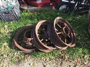 lot 353 image: Steel Wheels