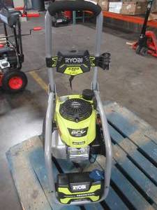 lot 9 image: Ryobi 3300 PSI 2.3 GPM Cold Water Gas Pressure Washer with Honda GCV190 Idle Down - Does not Start, Missing Parts - For PartsRestore.