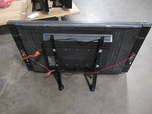 lot 4 image: Used NEC MultiSync LCD4215 42 Widescreen LCD Display ( Powers on, No Remote, Screen Scratched See Photos)