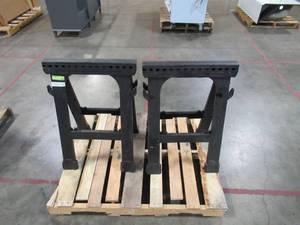 lot 220 image: Husky 23 in. Folding Sawhorse (2-Pack) Model # 226863