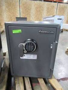 lot 221 image: Sentry Safe Digital FireWater Safe Model # SFW205GQC (locked No Combo)