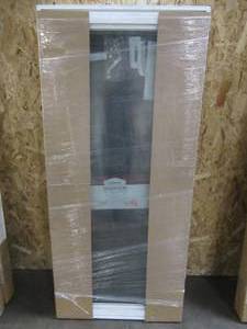 lot 131 image: SIMONTON CUSTOM 6500 Series Casement Replacement Window in White Vinyl - 27 14 x 61 x 3 18 Wall, Left Hinge. With Screen - Never Installed.