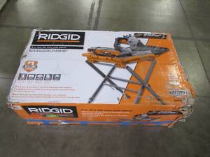 lot 231 image: Ridgid 12 Amp Corded 8 in. Tile Saw with Extended Rip