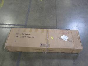 lot 233 image: Tuscan 56 in. Unfinished Large Rectangle Wood Coffee Table with Shelf