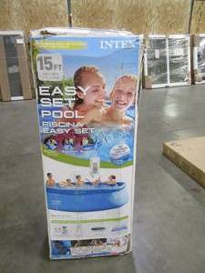 lot 235 image: 15 ft. x 4 ft. Inflatable Pool with 1,000 GPH Filter Pump  Model 26167EH