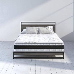 lot 237 image: ZINUS Shalini Upholstered Platform Bed Frame Model# FDPB-Q