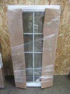 lot 180 image: SIMONTON CUSTOM 6500 Series Left Hinge Casement Window Insert, for 27 x 51 12 Frame, Internal Grid. No Screen - Never Installed.