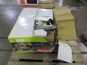 lot 253 image: RYOBI 13 Amp 8-14 in. Table Saw. Item Damaged See Photos)