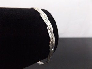 .925 Sterling Silver Woven Snake Link Bracelet