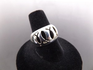 .925 Sterling Silver Christian Ichthys Ring Size 8