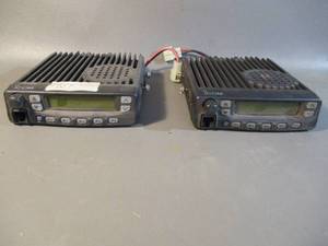 Two Icom IC-F521 Mobile Radios