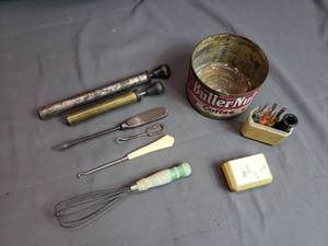 Vintage Tools and Shoe Button Tools