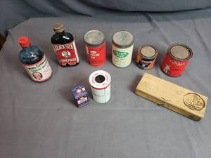 Vintage Coloring and Household Cleaning Items