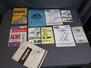 Misc. Vintage Farm Manuals and Documentation