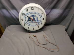 Aid Association for Lutherans Lighted Clock