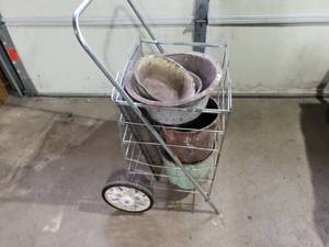 Folding Cart with Contents