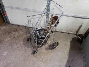 Folding Cart with Contents