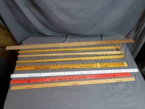 Lot of Older Yard Sticks