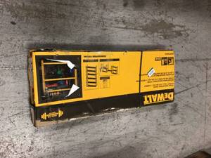 lot 104 image: Yellow 3-Tier Steel Garage Storage Shelving Unit (50 in. W x 48 in. H x 18 in. D) by DEWALT Customer Returns See Pictures