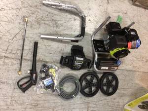 lot 105 image: 3200 PSI 2.5 GPM 212cc Gas Pressure Washer by RYOBI Customer Returns See Pictures