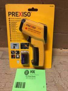 lot 6 image: Infrared Digital Thermometer, -50 to 550C, Use on Equipment, Parts, Surfaces, Connections, Liquids and More (1-Pack) by PREXISOCustomer Returns See Pictures