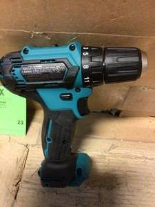 lot 23 image: MAKITA FD09 Li-Ion 38 Cordless DrillDriver Tool Only Customer Returns See Pictures