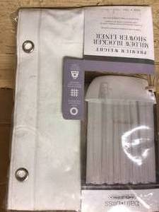 lot 28 image: Premium Weight Mildew Blocker Shower LinerCustomer Returns See Pictures