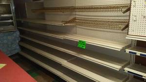 4 Ft. Sections of Shelving (3) includes some wire Bread Racks