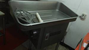 Hobart Grinder and Accessories Model 4146, Excellent, on locking Casters. NSF