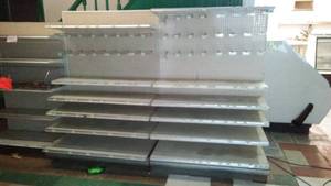 2 4 foot retail display shelving.